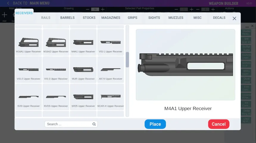 Скриншот 4 к игре Weapon Builder