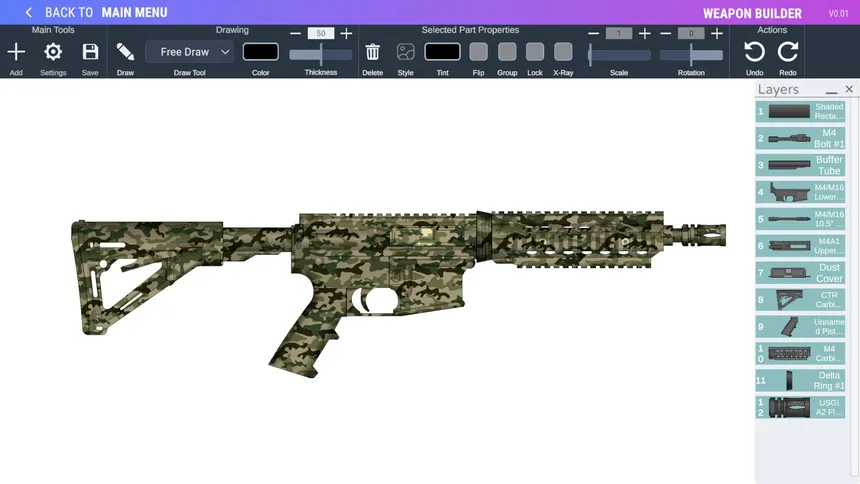 Скриншот 6 к игре Weapon Builder