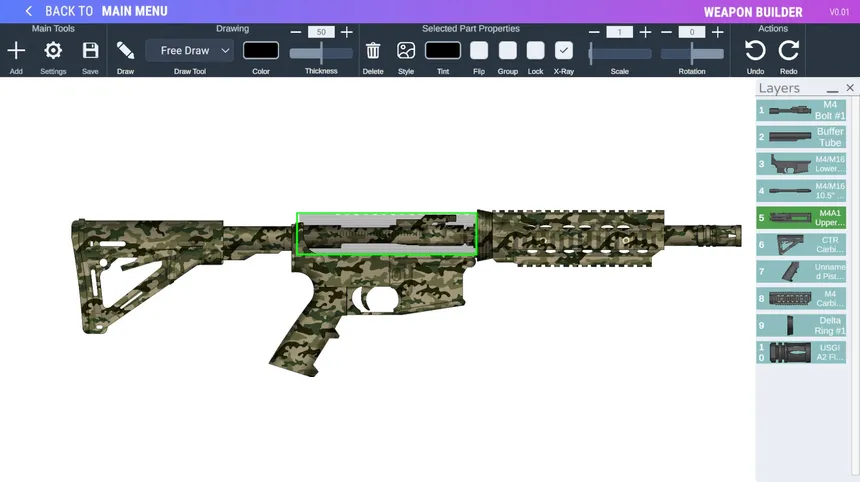 Скриншот 7 к игре Weapon Builder