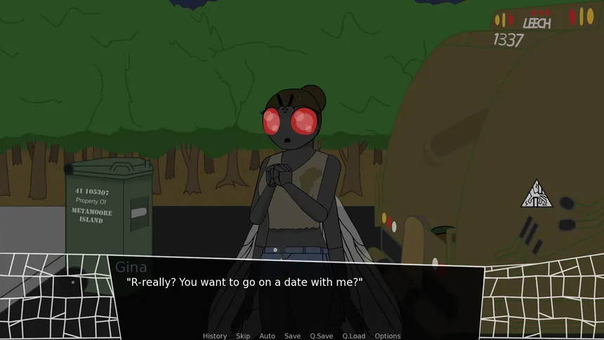 Скриншот 1 к игре Lovebugz: An Anthro Insect Dating Sim