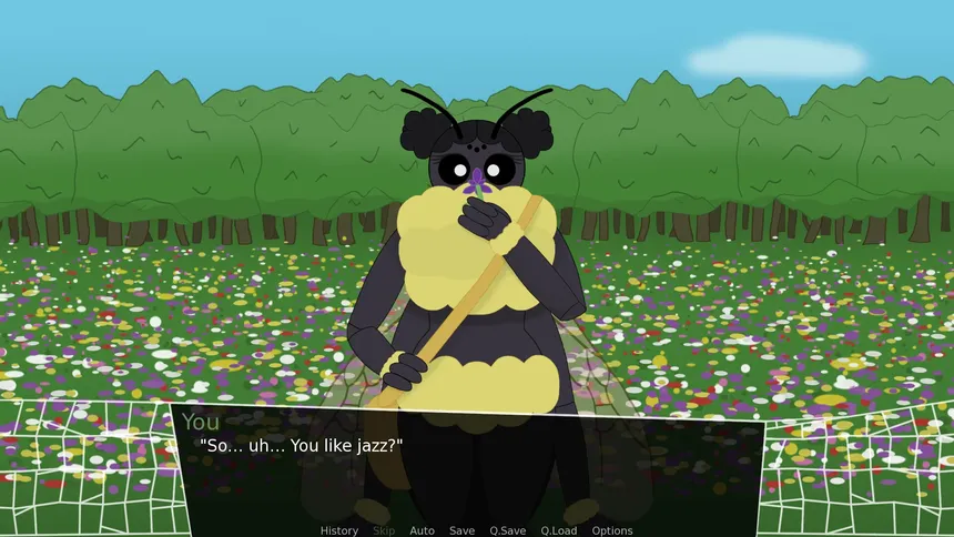 Скриншот 2 к игре Lovebugz: An Anthro Insect Dating Sim