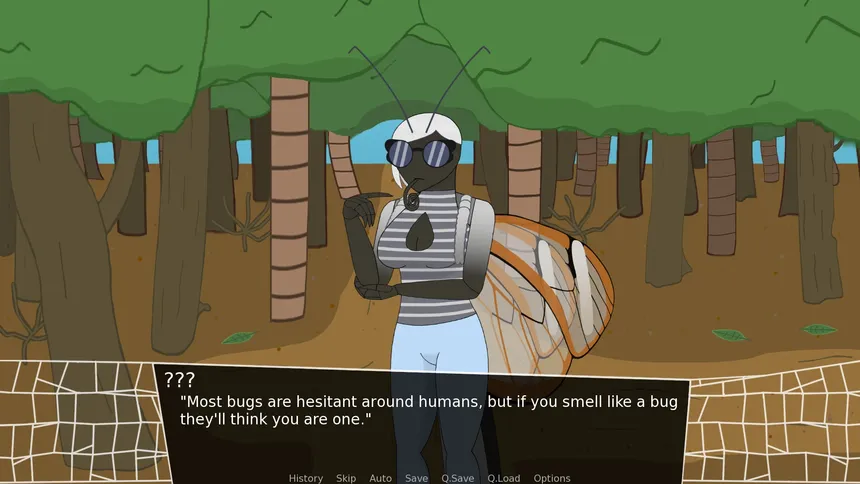 Скриншот 3 к игре Lovebugz: An Anthro Insect Dating Sim