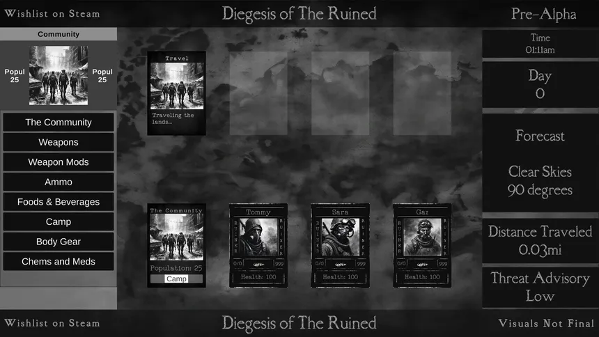 Скриншот 1 к игре Diegesis of The Ruined