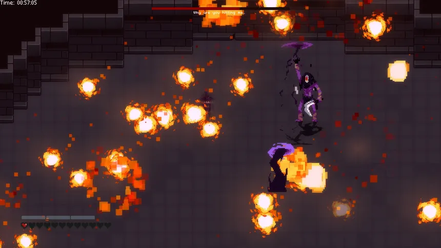 Скриншот 7 к игре Little Fire Girl Fights Final Boss / 小紅姐掉站终极Boss!