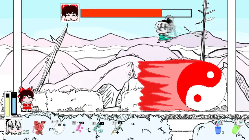 Скриншот 4 к игре 幽幽子大人食欲不振 Yuyuko is suffering from lack of appetite