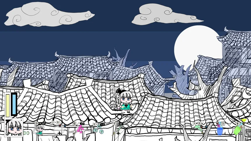 Скриншот 7 к игре 幽幽子大人食欲不振 Yuyuko is suffering from lack of appetite