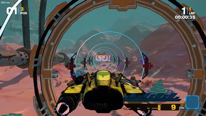 Скриншот 1 к игре AguaBlitz: Alien Racer