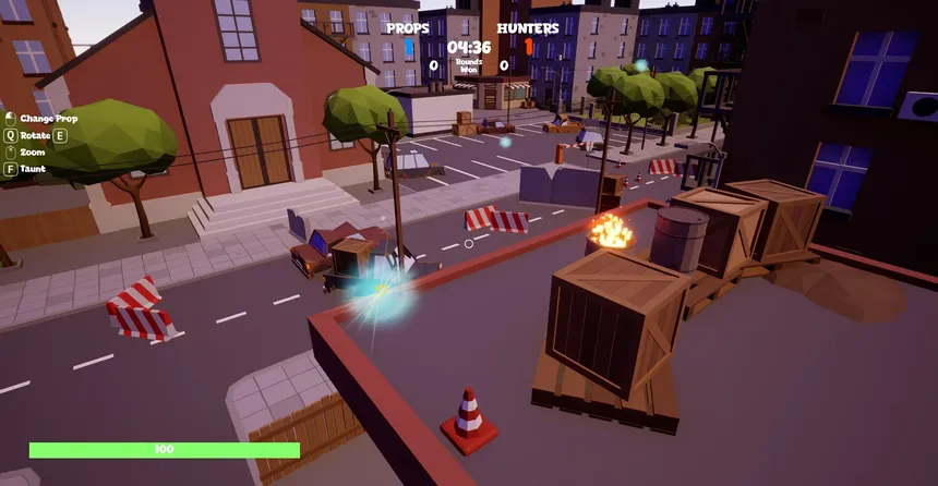 Скриншот 3 к игре Morphscape: The Stylized Prop Pursuit