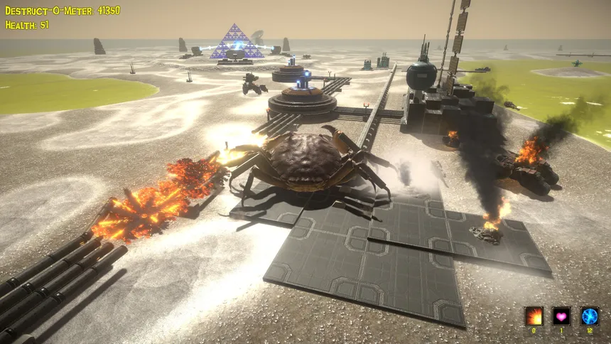 Скриншот 1 к игре The Giant Crab in Space