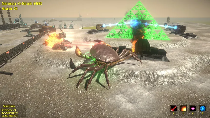 Скриншот 5 к игре The Giant Crab in Space