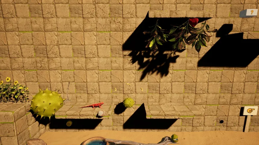 Скриншот 1 к игре Agama versus Bugs