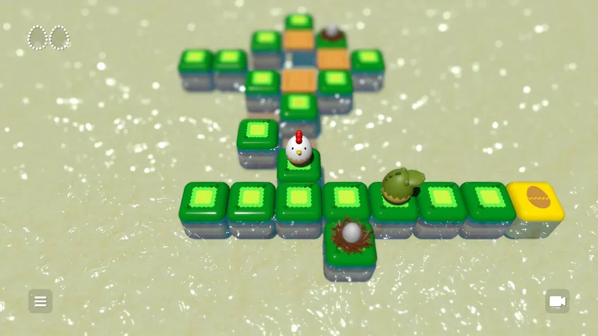 Скриншот 1 к игре たまにわとりのパズル