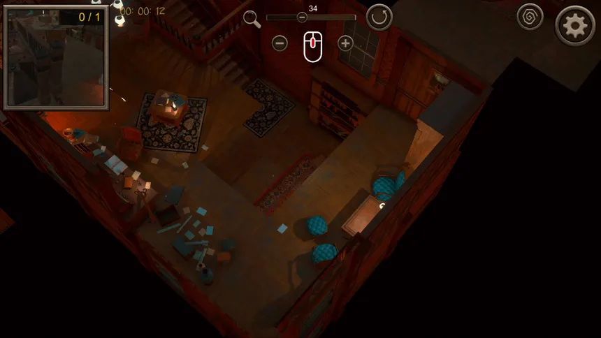 Скриншот 2 к игре Hidden Old House Top-Down 3D