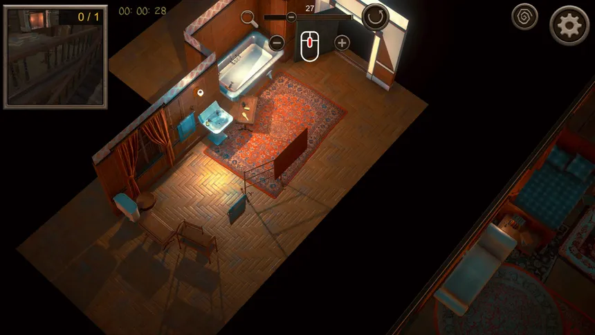 Скриншот 4 к игре Hidden Old House Top-Down 3D