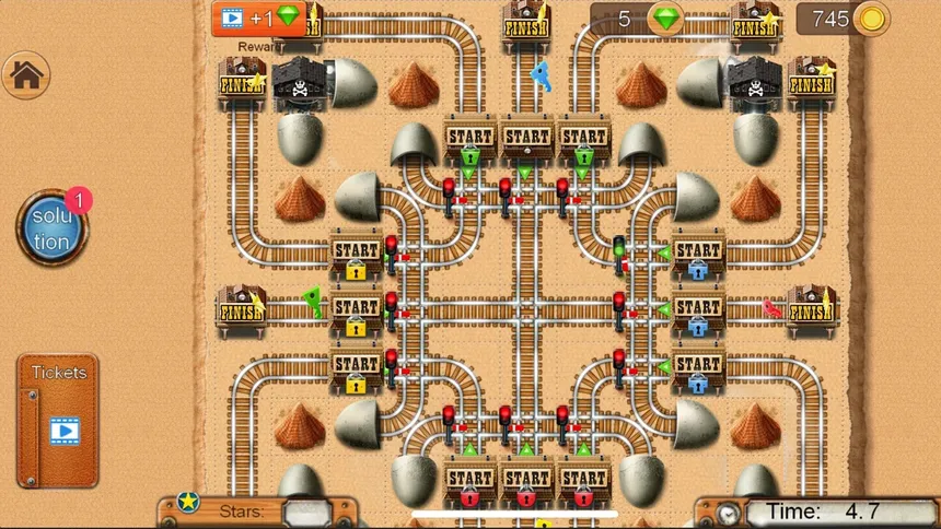 Скриншот 3 к игре Rail Maze 2