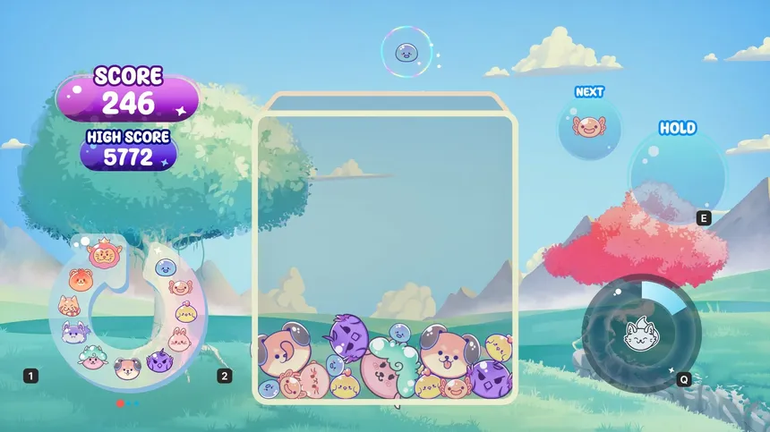 Скриншот 1 к игре Kirakira Slimes