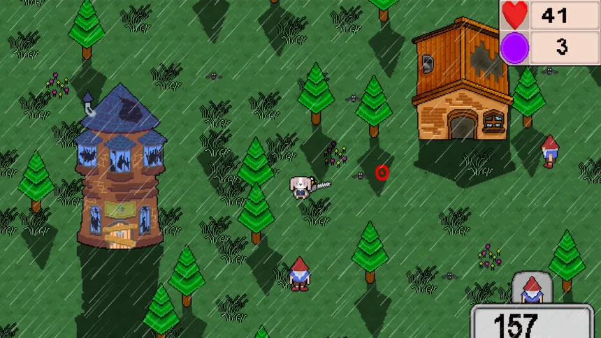 Скриншот 4 к игре Adorable Dog: Gnomeageddon