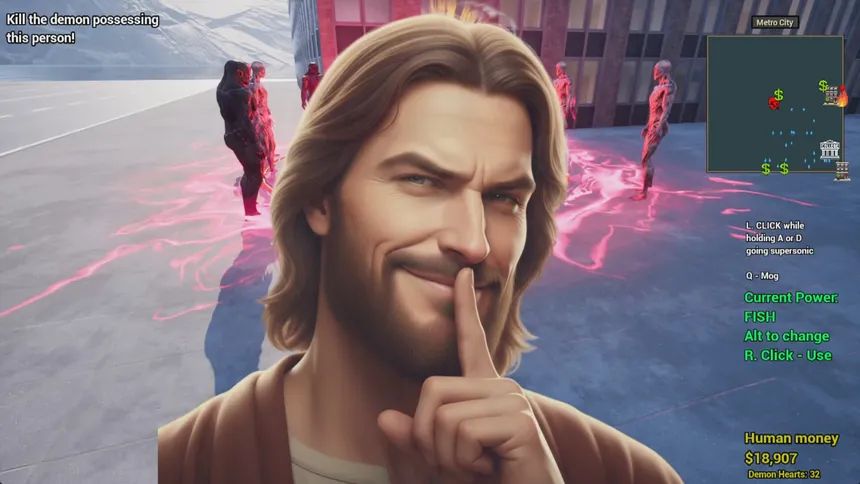 Скриншот 1 к игре Jesus Christ Simulator