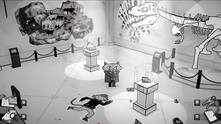 Скриншот 1 к игре Feline Forensics and the Meowseum Mystery