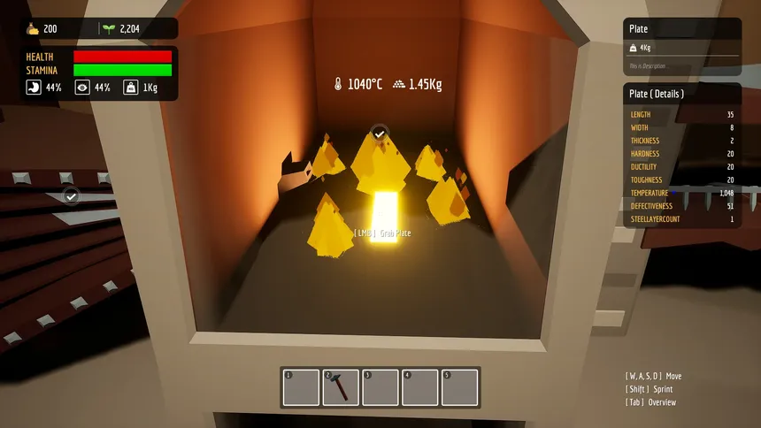 Скриншот 1 к игре FORGE SIMULATOR
