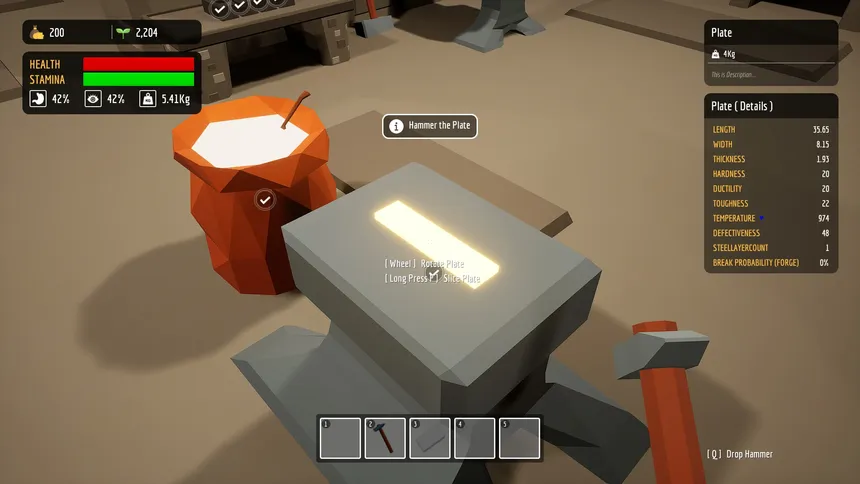 Скриншот 2 к игре FORGE SIMULATOR