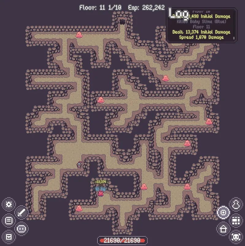 Скриншот 1 к игре Reborn: An Idle Roguelike RPG