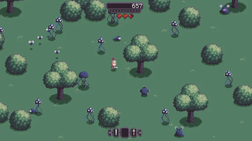 Скриншот 1 к игре Knight Runner: Blade and Bolt
