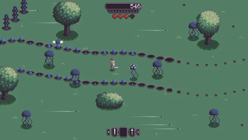 Скриншот 2 к игре Knight Runner: Blade and Bolt