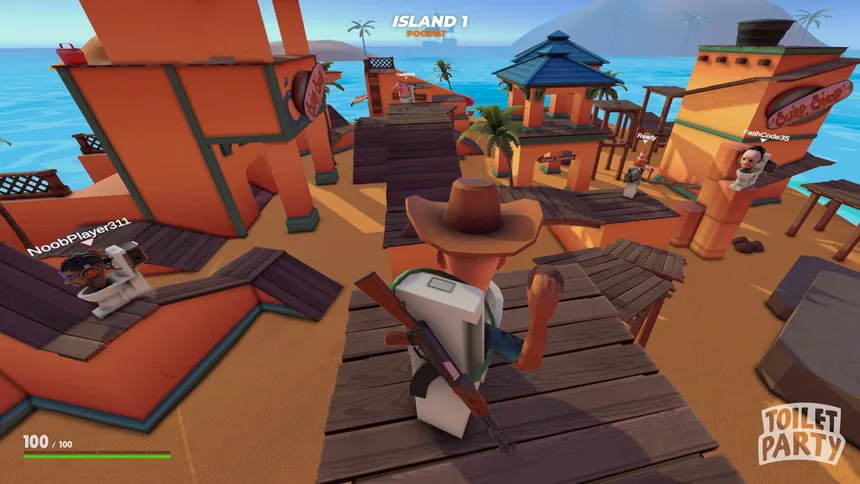 Скриншот 1 к игре Toilet Party