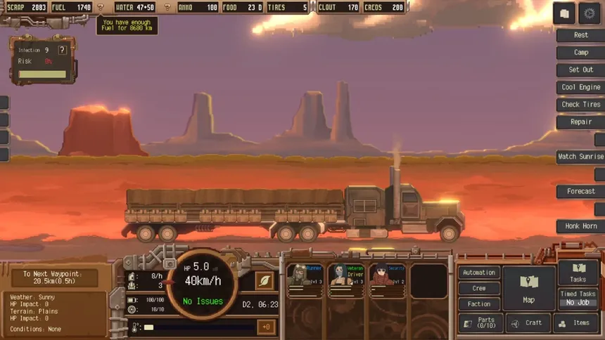 Скриншот 1 к игре Dustland Delivery