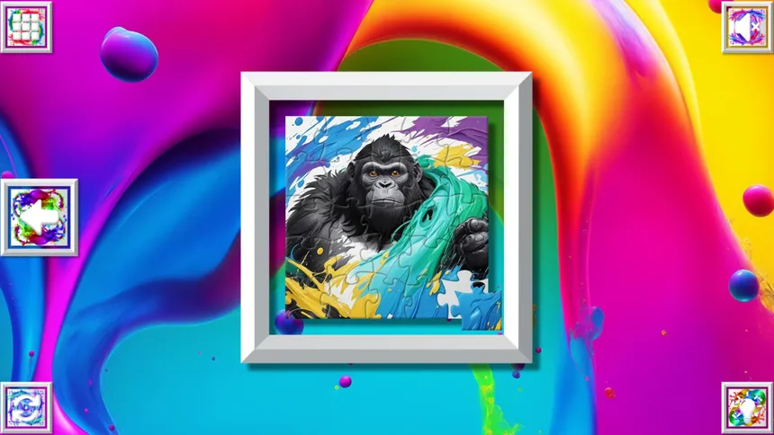 Скриншот 4 к игре Color Splash: Monkeys