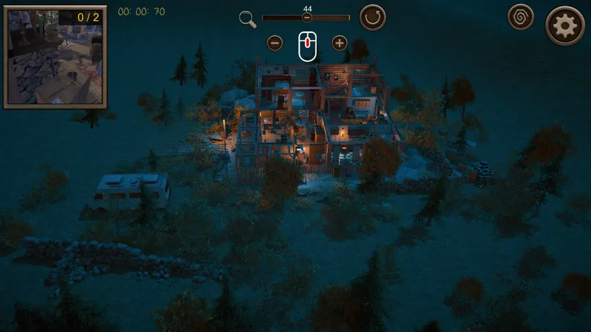 Скриншот 2 к игре Hidden Vintage House Top-Down 3D