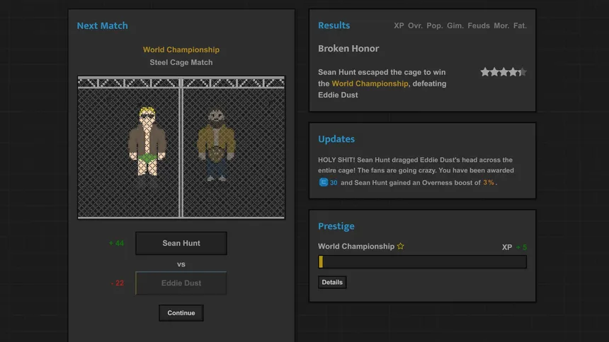 Скриншот 1 к игре Journey of Wrestling