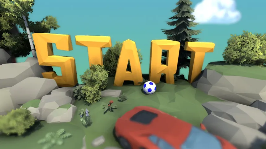 Скриншот 1 к игре Kicking The Ball Over Mountains of Stuff