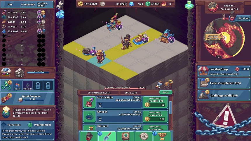 Скриншот 2 к игре Click Click Dig: Idle Mine