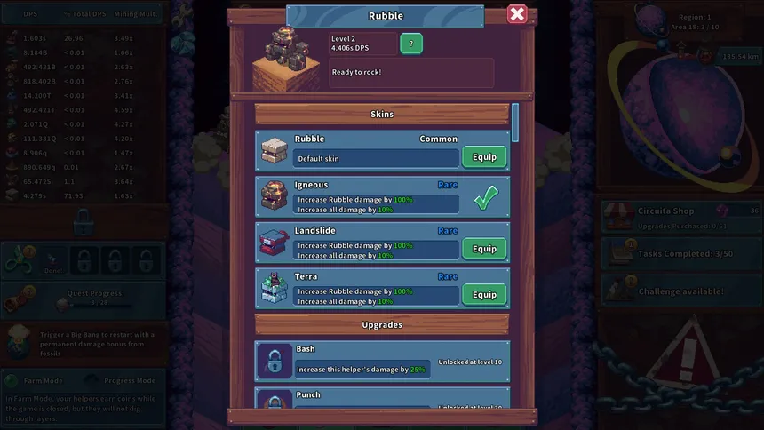 Скриншот 3 к игре Click Click Dig: Idle Mine