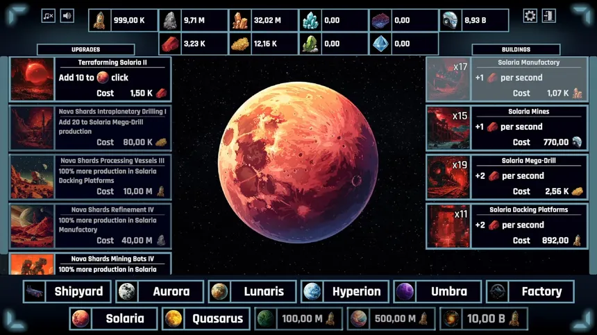 Скриншот 2 к игре Androsystem Idle