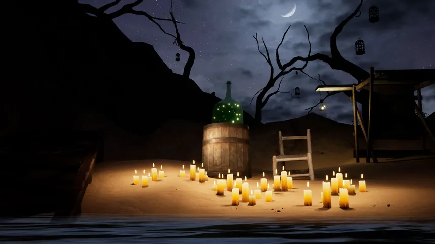 Скриншот 1 к игре A Very Dark Ride in the Proximity of the House of Mirrors