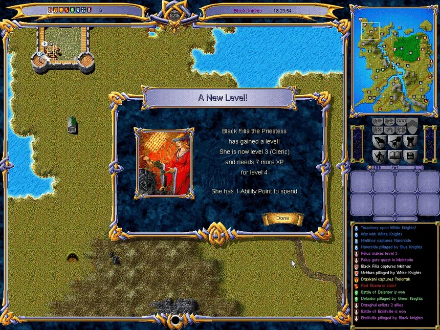 Скриншот 2 к игре Warlords III: Darklords Rising