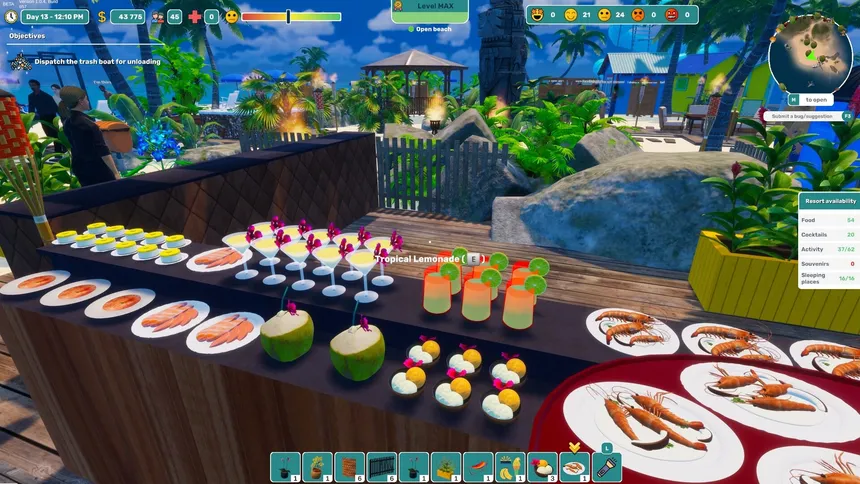 Скриншот 1 к игре Tropical Resort Simulator