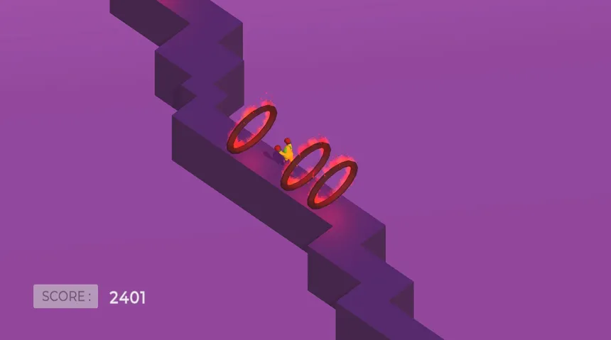 Скриншот 3 к игре Zig Zag Jump: Fantasy Challenge