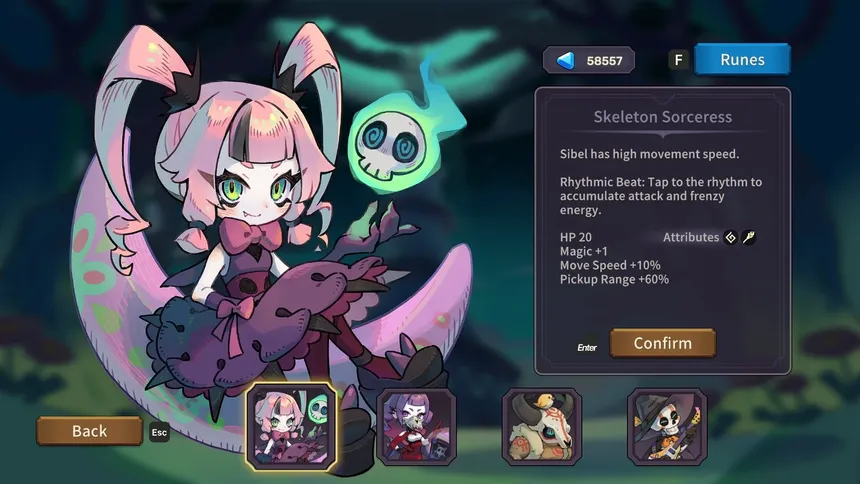 Скриншот 5 к игре Rhythm Witch: Beat Death