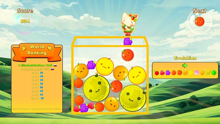 Скриншот 2 к игре Suika Watermelon Fruits