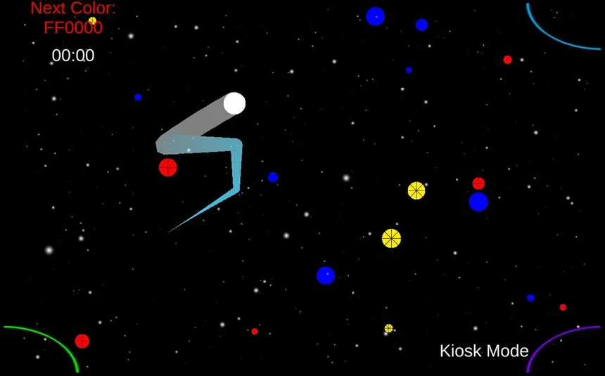 Скриншот 1 к игре Space Trail Fireworks