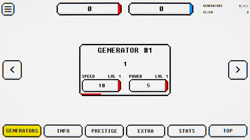 Скриншот 1 к игре The Very Idle Game