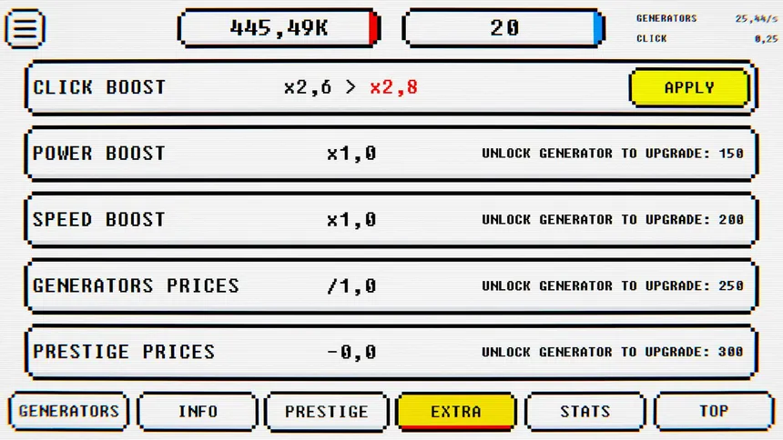 Скриншот 4 к игре The Very Idle Game
