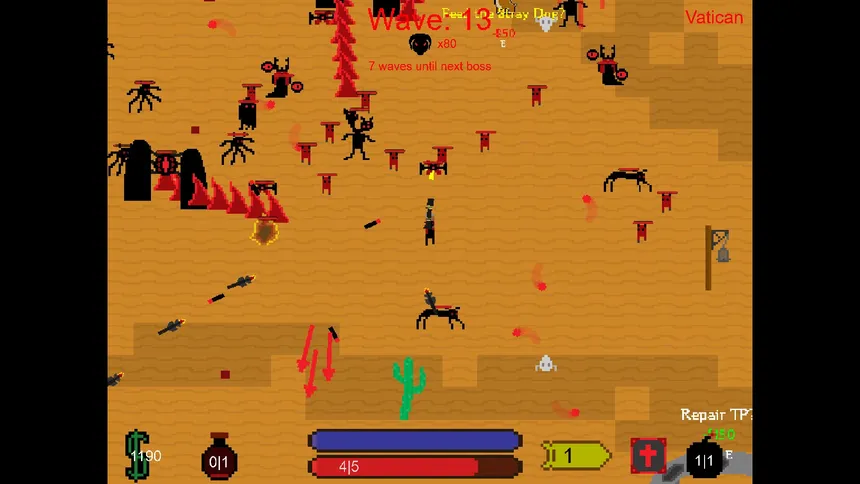 Скриншот 3 к игре Priest With a Gun