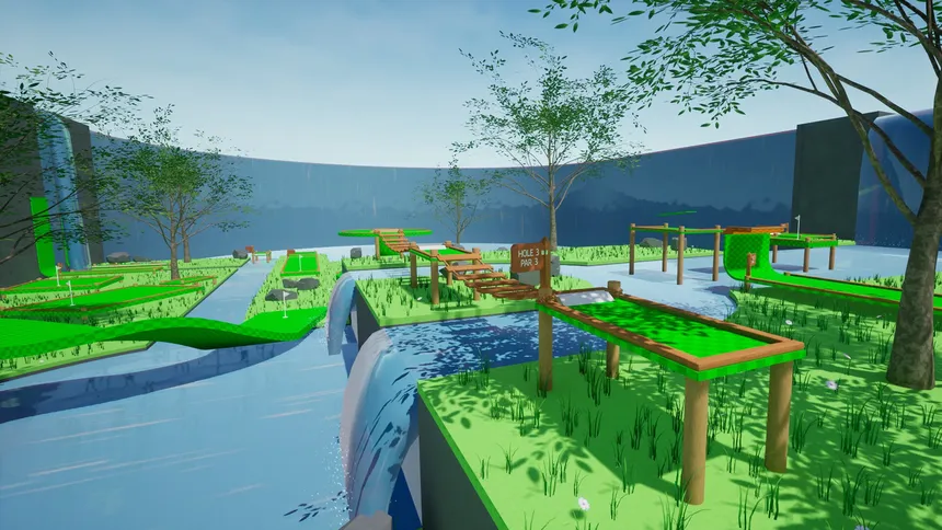 Скриншот 1 к игре Hybrid MiniGolf Beta