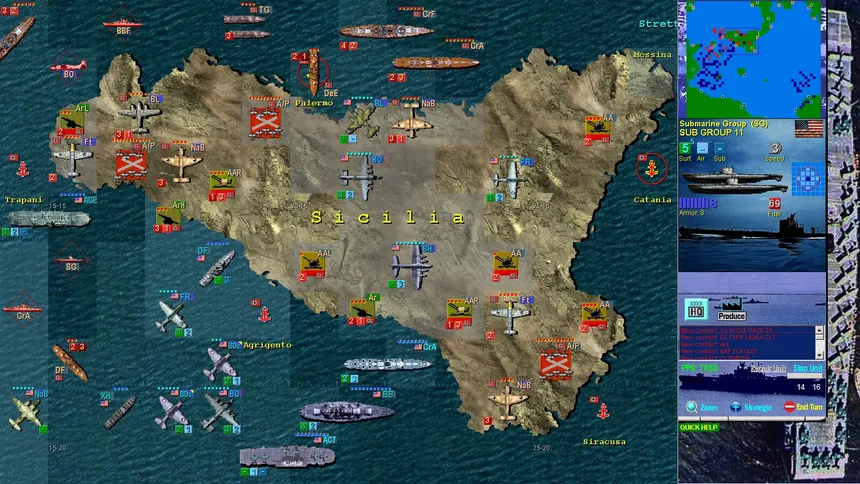 Скриншот 3 к игре Battleships and Carriers 2:  1940-1945