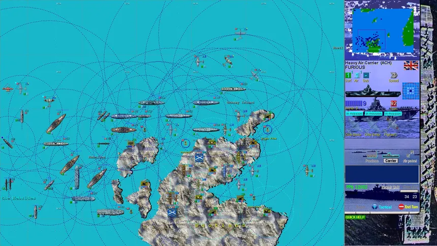 Скриншот 4 к игре Battleships and Carriers 2:  1940-1945